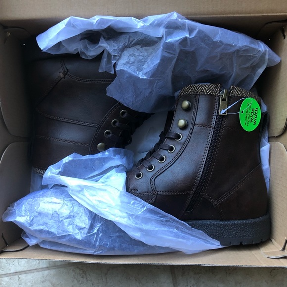 Men’s Arizona Jean Company Brown Lace Up Boots, size 9 - Picture 7 of 8